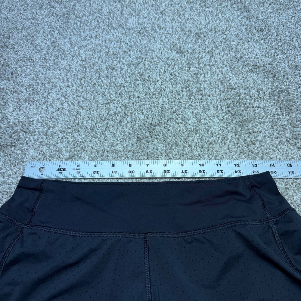 Lululemon Speed Short Perforated Black Women 4 W7AI3S Run Lined - Picture 10 of 11